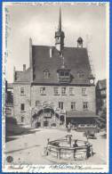 Deutschland; Pössneck; Rathhaus Und Marktbrunnen; 1933 Mit Werbestempel Für Telefon - Pössneck