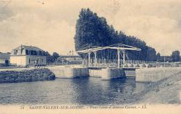 PICARDIE - 80 - SOMME - SAINT VALERY SUR SOMME - Pont Levis Et Avenue Carnot - Saint Valery Sur Somme