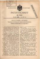 Original Patentschrift - Hugo Güldner In München , 1903 , Regelung Für Motoren , Explosionskraftmaschinen !!! - Tracteurs