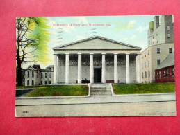 - Maryland > Baltimore  University Of Maryland 1908 Cancel ====ref 698 - Baltimore