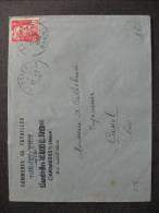 G 58 -TB Enveloppe Affranchie Avec N° 721A .De Carnières  Pour Cassel: (12/07/1948 ). - 1921-1960: Modern Period