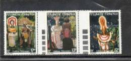 POLYNESIE Française : Folklore Polynésien : Costumes - Culture - Tradition - Folklore - Artisanat - - Unused Stamps