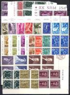 Liechtenstein 1959 Annata Completa In Quartina / Complete Year Set Block Of 4 **/MNH VF - Vollständige Jahrgänge