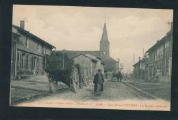 VILLE SUR TOURBE - La Route Nationale (belle Animation) - Ville-sur-Tourbe