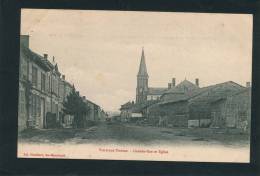 VILLE SUR TOURBE - Grande Rue Et Eglise - Ville-sur-Tourbe