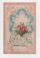 - Carte Postale Avec Découpi, "bouquet De Fleurs" - Sonstige & Ohne Zuordnung
