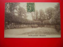 CPA 22 CHATELAUDREN  PROMENADE  VOYAGEE 1920  CARTE EN BON ETAT - Châtelaudren