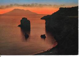 Cartolina Tramonto-isola Di Panarea - Contre La Lumière