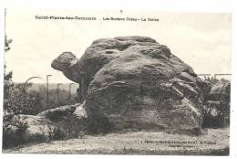 Saint-Pierre-les-Nemours (77) : Le Rocher Dit "La Tortue" Au Gréau Environ 1930. - Saint Pierre Les Nemours