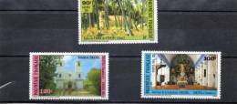 POLYNESIE Française : Edifices Religieux : Eglise De Sainte-Anne De Otepipu, Cathédrale Saint-Michel à Rikitea - Unused Stamps