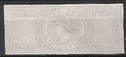0301-GRAN SELLO FISCAL ISABELII 1866 5CTS DE ESCUDO CLASSIC SPAIN REVENUE - Revenue Stamps