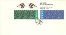 GUERNSEY 1995 EUROPA CEPT FDC  /ZX/ - 1995