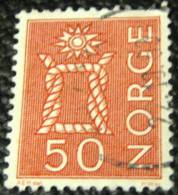 Norway 1962 Bosuns Knot 50ore - Used - Oblitérés