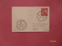 Sweden Sverige SVEZIA Annullo Speciale Su Lettera Postale 15 Ore Leone Viaggiato 3.8.1959 - Lettres & Documents