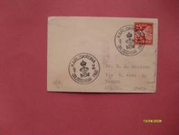 Sweden Sverige SVEZIA Annullo Speciale Su Lettera Postale 15 Ore Leone 11.6.1960 Marittimo - Covers & Documents