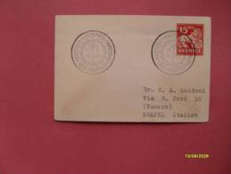 Sweden Sverige SVEZIA Annullo Speciale Su Lettera Postale 15.5.1959 Industri Och Hantverkmassan Hultsfred - Lettres & Documents