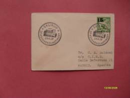 Sweden Sverige SVEZIA Special Handtsamp Annullo Speciale Su Lettera Postale 15 Ore Verde SOVRASTAMPATO 29.6.1958 - Covers & Documents