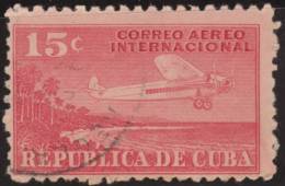 Cuba 1931 Scott C6 Sello º Paisaje Avion Y Costa Cubana Correo Aereo Internacional Michel 82 Yvert PA6 Republica De Cuba - Used Stamps