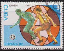 Cuba 1981 Scott 2393 Sello * Deportes Sport FIFA World Cup Futbol España 82 Jugada Football Michel 2542 Yvert 2251 Stamp - Nuovi