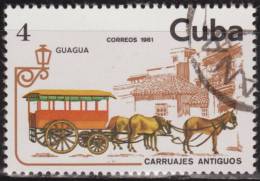 Cuba 1981 Scott 2421 Sello * Carruajes Antiguos Guagua De Caballos Michel 2570 Yvert 2276 Stamps Timbre Briefmarke Kuba - Unused Stamps