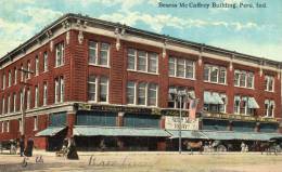 Peru Ind Bears McCaffrey Bldg 1914 Postcard - Other & Unclassified