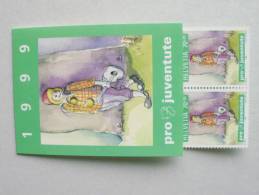 Schweiz 1702/3 MH Booklet 0-116 ** MNH, „Pro Juventute“: Weihnachten; Kinderbücher - Kinderträume - Postzegelboekjes