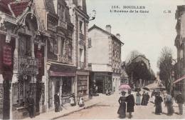 CP HOUILLES  N°155 L AVENUE DE LA GARE  - ECRITE EN 1907 - Houilles