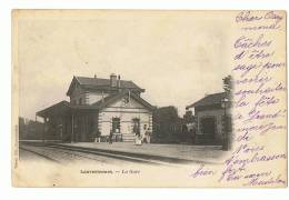 CP LOUVECIENNES  LA GARE - ECRITE EN 1903 - Louveciennes