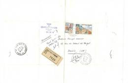 RARCH - ARRÊT MUNICIPAL VILLE DE CHATEAU-CHINON EN RECOMMANDEE AVRIL 1965 - Posttarife