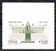 Italia 2012  €. 0,60 Corte Dei Conti Nuovo** Integro - 2011-20: Neufs