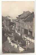 D9615 - Herve - Rue Jardon - Cortège Funèbre - Militaires  - Carte-photo - Herve