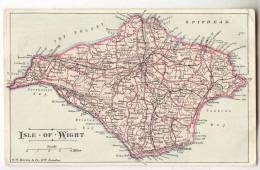 D9596 -  Isle Of Wight - Carte - Autres & Non Classés