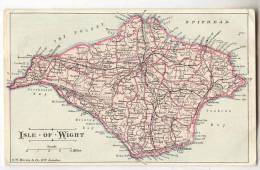 D9596 -  Isle Of Wight - Carte - Otros & Sin Clasificación