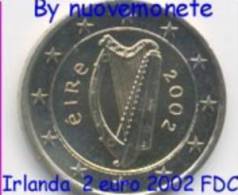 IRLANDA IRLANDE 2002 2 EURO FDC DA STARTER KIT RARE - Irlande