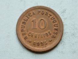 1925 - 10 CENTAVOS / KM 574 ( Uncleaned Coin - For Grade, Please See Photo ) !! - Portugal