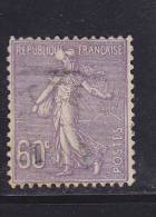 FRANCE N° 200 60c LILAS SEMEUSE LIGNEE BOSSE AU FRONT OBL - Usati