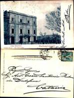 4389)  Cartolina Viaggiata  Nel 1902  Castrogiovanni -hotel Belvedere (enna) - Enna