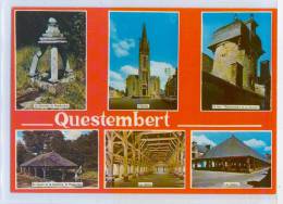 1. QUESTEMBERT - CARTE 6 VUES - Lavoir Et Fontaine - Halles - Tour "Questembert Et Sa Femme" - Questembert