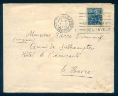 52797 Cover Lettre Brief 1929 PARIS FLAMME  - JEANNE D'ARC , HORSE WOMAN France Frankreich Francia - Covers & Documents