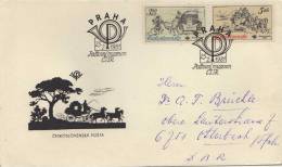 Carta PRAHA (checoslovaquia) 1981, Diligencia Postas, Caballos - Briefe U. Dokumente