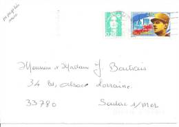 N°Y&T 2944   TOURS   Vers  SOULAC         Le   25 SEPTEMBRE1999 - Cartas & Documentos