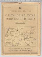 Carta Delle Zone Turistiche D´Italia - Val Gardena, Marmolada, Catinaccio, Gruppo Di Sella - Cartes Topographiques