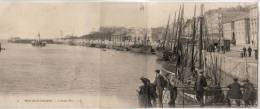 Boulogne Sur Mer  Vue De L'Avant  Port  Carte Panoramique: 28x11    Voir Scan - Boulogne Sur Mer