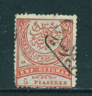 TURKEY - 1876 Issues  5pi  Used As Scan - Gebraucht