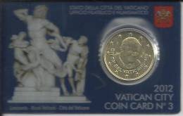 VATICANO 2012 COINCARD NU. 3 MUSEO VATICANO - Vaticano (Ciudad Del)