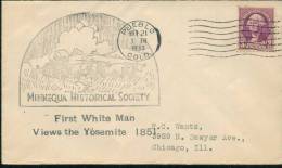 George Washington , 1933 USA Used Cover, Minnequa Historical Society - Other & Unclassified