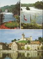 TOP!! RHEINFALL * 10 KLEINE FOTOS 11x7 Cm ALS LEPORELLO VON  RHEINFALL SCHWEIZ *!! - Sonstige & Ohne Zuordnung