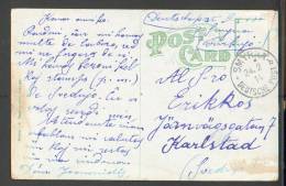 TURKEY  SMYRNE  SMYRNA  DEUTSCHE POST , POSTCARD  1914  TO SWEDEN  , PONT DES CARAVANES , CAMEL  ON BRIDGE - Turkse Rijk (kantoren)