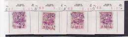 Japan Occupation  Of Malaya 1944  15c X 4 Used Stamps - Gebruikt