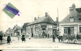 N°24926 -cpa Neuillé Pont Pierre -avenue De La Gare- - Neuillé-Pont-Pierre